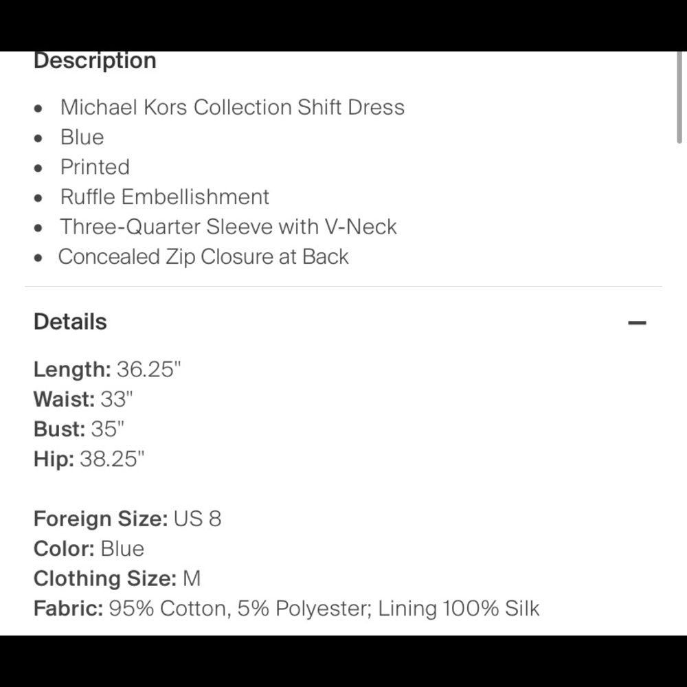 New Michael Kors Collection Dress RTL $1195 💕 - Picture 8 of 8